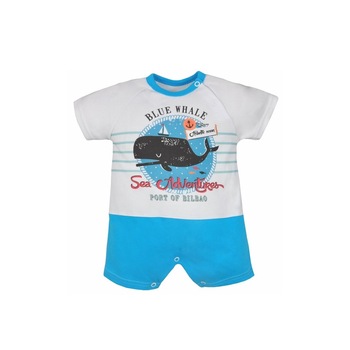 Salopeta de vara pentru baieti Koala Moby Dick 04-968T1, Multicolor, 74 cm Salopeta de vara pentru baieti Koala Moby Dick 04-968T1, Multicolor, 74 cm