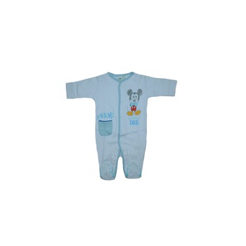 Salopeta cu maneca lunga pentru baieti Sun City Mickey Mouse 900494-1, Albastru, 86 Salopeta cu maneca lunga pentru baieti Sun City Mickey Mouse 900494-1, Albastru, 86