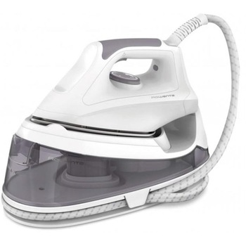 Statie de calcat Rowenta Easy Steam VR5020F0, 2200W, jet de abur 200g/min, abur variabil 100g/min, 5 bari, Talpa Airglide Inox, 1.2L, Alb/Gri Statie de calcat Rowenta Easy Steam VR5020F0, 2200W, jet de abur 200g/min, abur variabil 100g/min, 5 bari, Talpa Airglide Inox, 1.2L, Alb/Gri