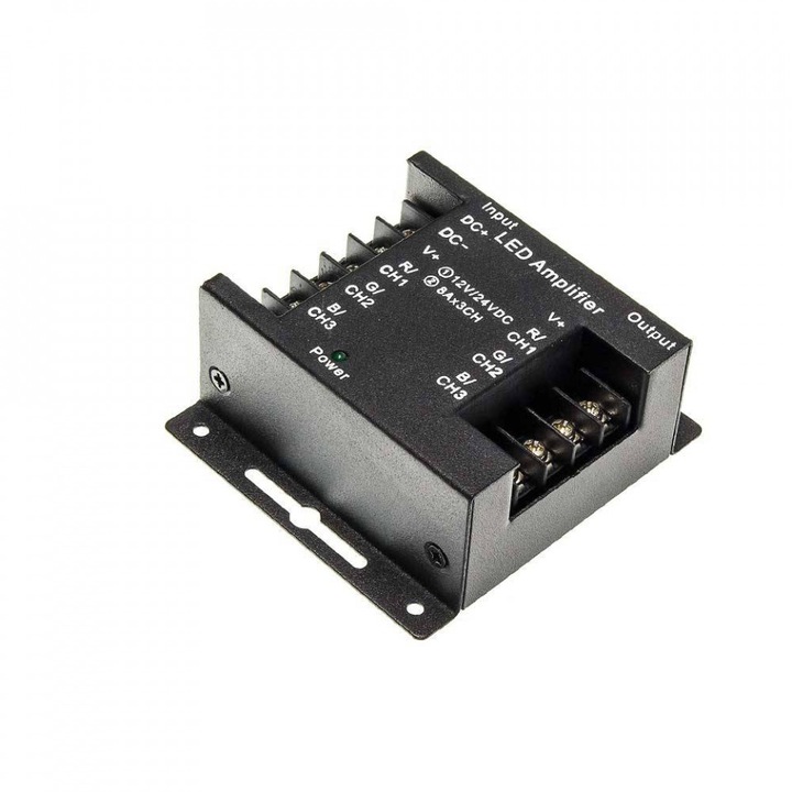 Amplificator banda led RGB 24A 12-24V