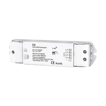Controler LED RGB/RGBW, Optonica, 4 zone, C4 Curent Constant Controler LED RGB/RGBW, Optonica, 4 zone, C4 Curent Constant