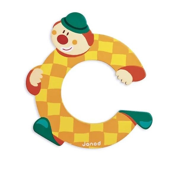 Jucarie educativa Janod Clown litera C