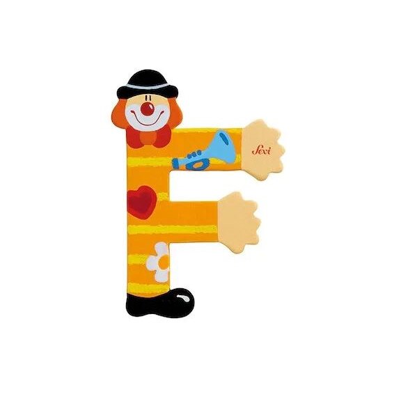 Jucarie educativa Janod Clown litera F