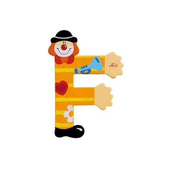 Jucarie educativa Janod Clown litera F Jucarie educativa Janod Clown litera F