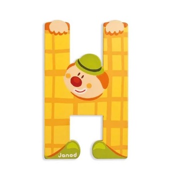 Jucarie educativa Janod Clown litera H Jucarie educativa Janod Clown litera H