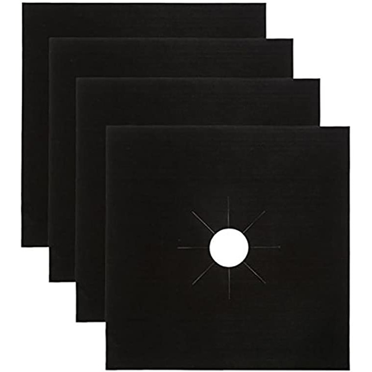 Set 4 Folii de Protectie Premium pentru Plita si Aragaz BLACK, MyStyle®