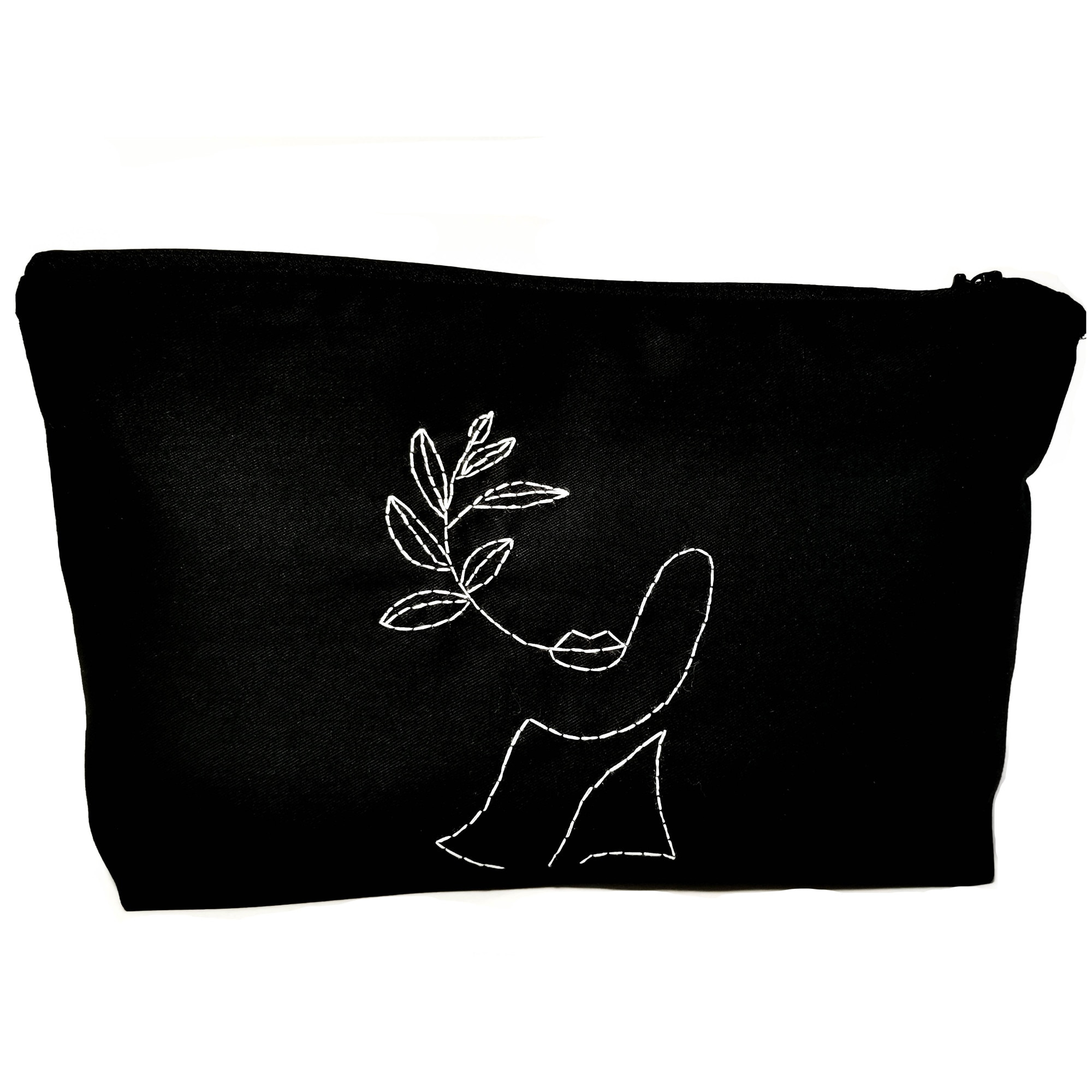 Portfard Evergreen, Evergreen Handmade, Negru, 25 x 17 cm