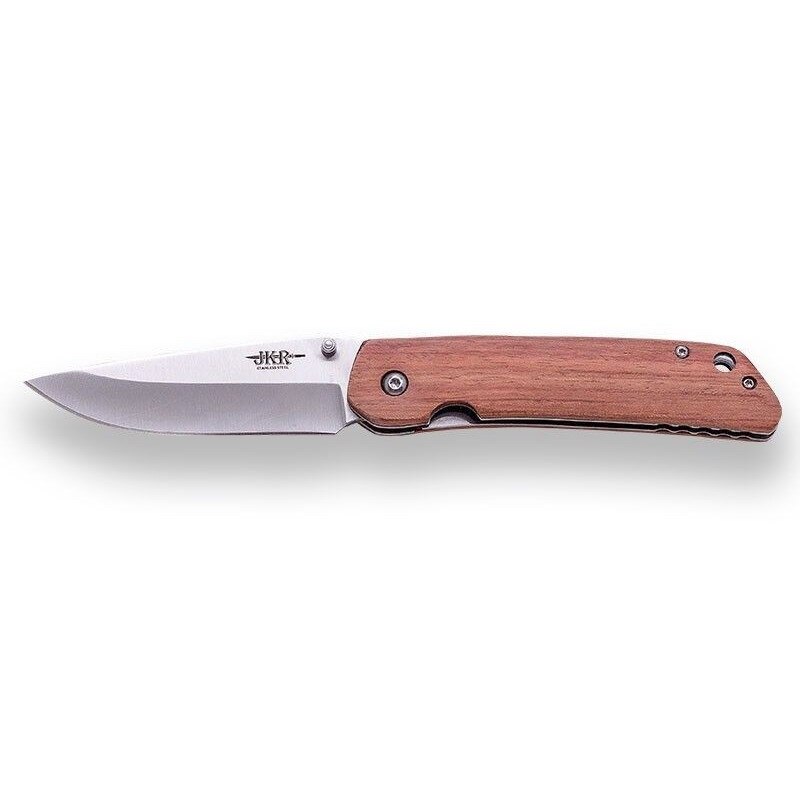 Briceag Joker, lama 8.5 cm otel inox, blocabila, maner lemn