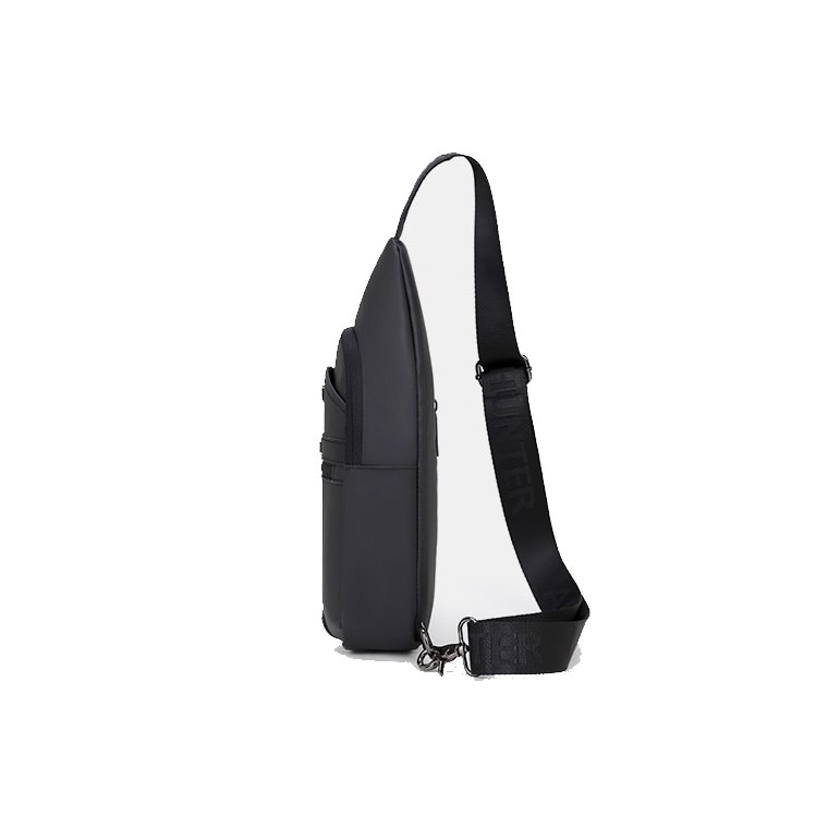 Geanta pentru laptop sau tableta, Arctic Hunter, Pat Sling, 100% Poliester, Fermoar si catarama, 34 x 16,5 x 7cm, Negru