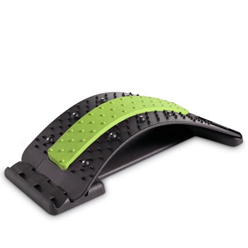 Dispozitiv pentru zona lombara 3in1 ZAJA®, pentru intinderea, masajul si relaxarea spatelui, suport lombar pentru scaun de birou sau masina, suport pentru tractiune lombara si decompresie vertebrala, verde Dispozitiv pentru zona lombara 3in1 ZAJA®, pentru intinderea, masajul si relaxarea spatelui, suport lombar pentru scaun de birou sau masina, suport pentru tractiune lombara si decompresie vertebrala, verde