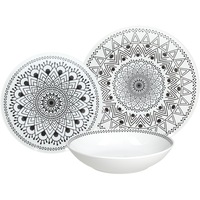set farfurii 18 piese  tognana  tribale chic  portelan  27 cm  21 cm  19 cm imagen 48_0_
0