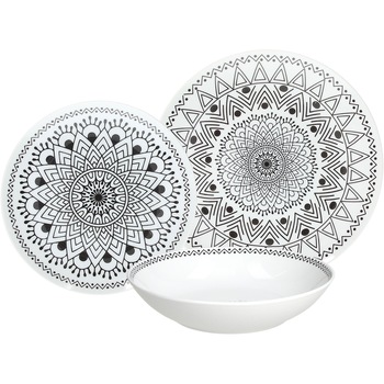 Set Farfurii 18 piese , Tognana , Tribale Chic , portelan , 27 cm / 21 cm / 19 cm Set Farfurii 18 piese , Tognana , Tribale Chic , portelan , 27 cm / 21 cm / 19 cm