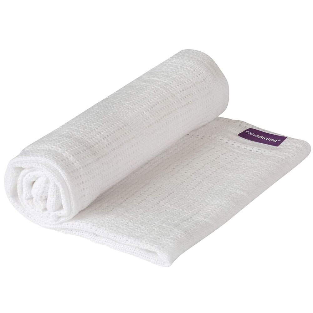 Paturica din bumbac 70 x 90 cm White Clevamama 3453