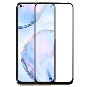 Folie de Sticla 5D Glass Full Glue pentru Huawei P40 lite 5G, Negru Folie de Sticla 5D Glass Full Glue pentru Huawei P40 lite 5G, Negru
