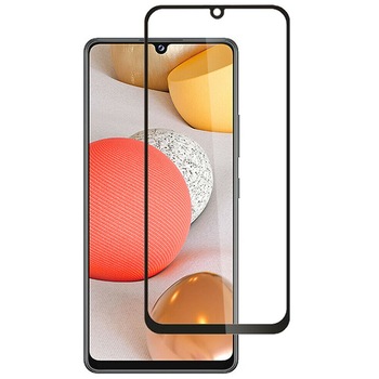 Folie de Sticla 5D Glass Full Glue pentru Samsung Galaxy A42, Negru Folie de Sticla 5D Glass Full Glue pentru Samsung Galaxy A42, Negru