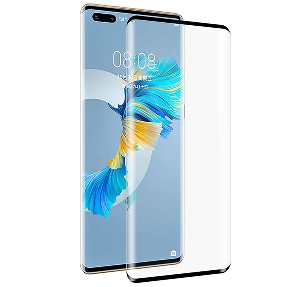 Folie de Sticla pentru Huawei Mate 40 Pro, 5D Glass, Full Glue, Negru