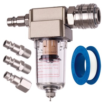 Filtru separator de aer 1/4, conectori inclusi, 8 bari Filtru separator de aer 1/4, conectori inclusi, 8 bari