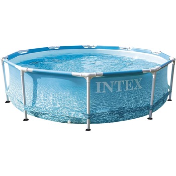 Piscina Intex Beachside 28206NP, cadru metalic 3.05mx76cm, 6+ani Piscina Intex Beachside 28206NP, cadru metalic 3.05mx76cm, 6+ani