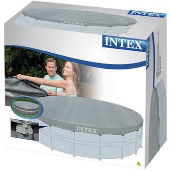 Prelata Intex Deluxe 28041, pentru piscine rotunde cu diametrul 5.49m Prelata Intex Deluxe 28041, pentru piscine rotunde cu diametrul 5.49m