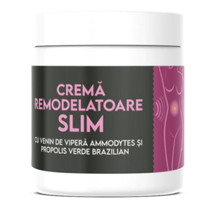 Crema remodelatoare anticelulitica cu venin de vipera si propolis verde brazilian, Slim, 250 ml