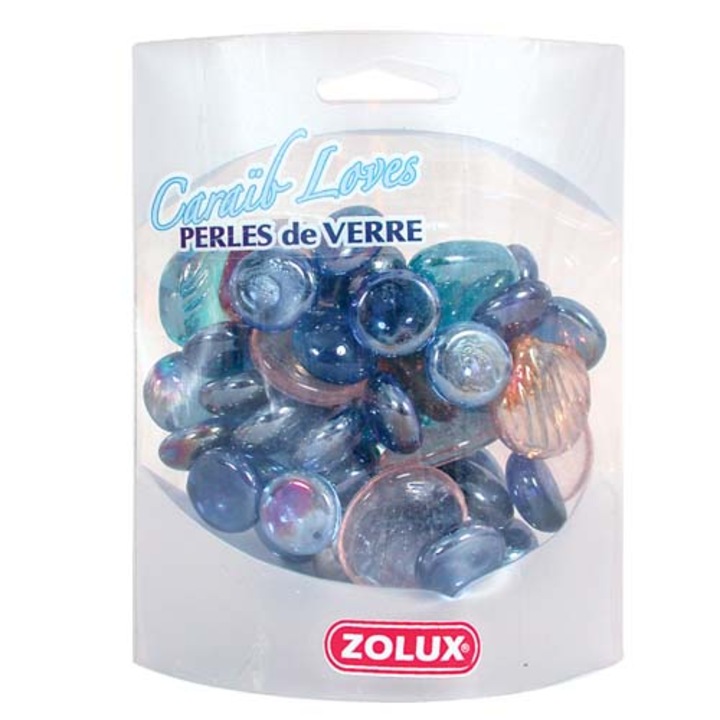 Bilute pentru decor acvariu, Caraib Loves, Zolux, 450g, Multicolor