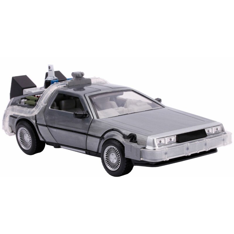 Macheta auto Back to the Future 2 Time Machine , 1:24 , Metalica, Multicolor