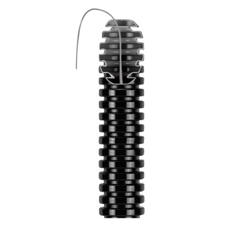 Tub flexibil, copex D25, pvc negru, cu fir de tragere, 15/25F clasa medie, Gewiss, DX15125R, rola 75m, smartsystem Tub flexibil, copex D25, pvc negru, cu fir de tragere, 15/25F clasa medie, Gewiss, DX15125R, rola 75m, smartsystem