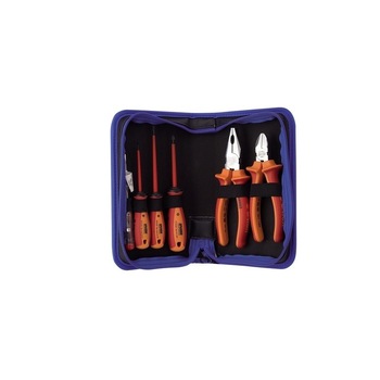 Set scule VDE BI in husa tip mapa/6pcs 617573 Unior Set scule VDE BI in husa tip mapa/6pcs 617573 Unior