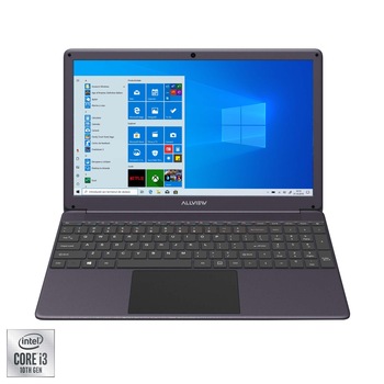 Laptop Allview Allbook I cu procesor Intel® Core™ i3-1005G1 pana la 3.40 GHz, 15.6 Laptop Allview Allbook I cu procesor Intel® Core™ i3-1005G1 pana la 3.40 GHz, 15.6