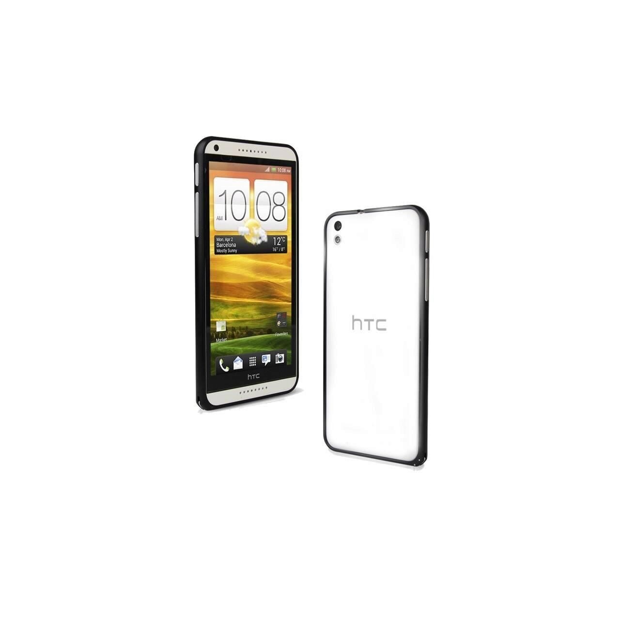 Husa Bumper Aluminiu I-Berry Pentru HTC Desire 616 Negru