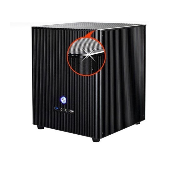 Carcasa Realan Mini-ITX E-M3 Black