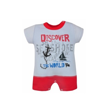 Salopeta de vara pentru baieti Koala Discover 3006RA1, Multicolor, 74 cm Salopeta de vara pentru baieti Koala Discover 3006RA1, Multicolor, 74 cm