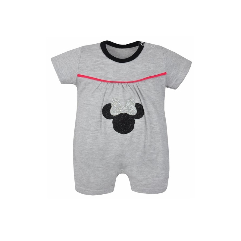 Salopeta de vara pentru fete Koala Minia 04-909G1, Gri, 74 cm