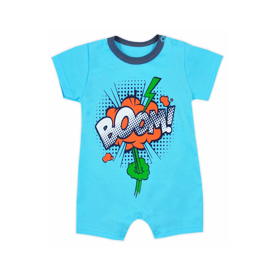 Salopeta de vara pentru baieti Koala BOOM 40182, Albastru 62 cm