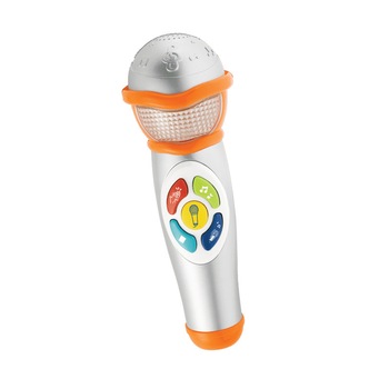 Jucarie microfon pentru copii cu sunete si lumini, Winfun, 2052 Jucarie microfon pentru copii cu sunete si lumini, Winfun, 2052