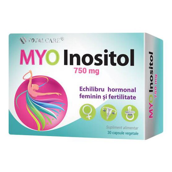 Supliment alimentar Myo Inositol 750 mg, 30 capsule