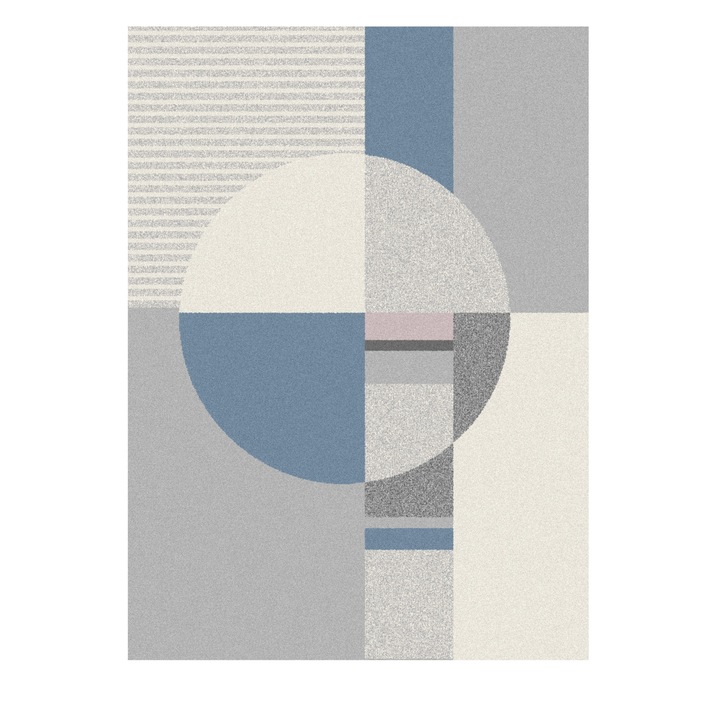 Covor, DEVOS CABY, Fika, 78926, Argintiu / Maro, 120x170 cm