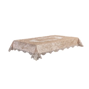 Fata de masa Kadife , din catifea , culoare capucino , 160 x 350 Fata de masa Kadife , din catifea , culoare capucino , 160 x 350