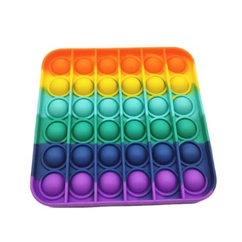 Jucarie antistres Push Pop Bubble, Pop It, Patrat, Multicolor, 12.5x12.5cm olimp Jucarie antistres Push Pop Bubble, Pop It, Patrat, Multicolor, 12.5x12.5cm olimp