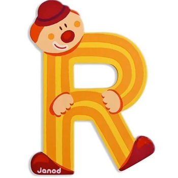 Jucarie educativa Janod Clown litera R Jucarie educativa Janod Clown litera R
