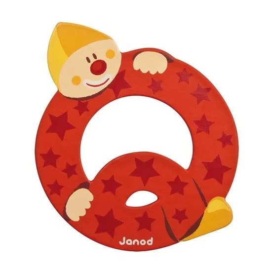 Jucarie educativa Janod Clown litera Q