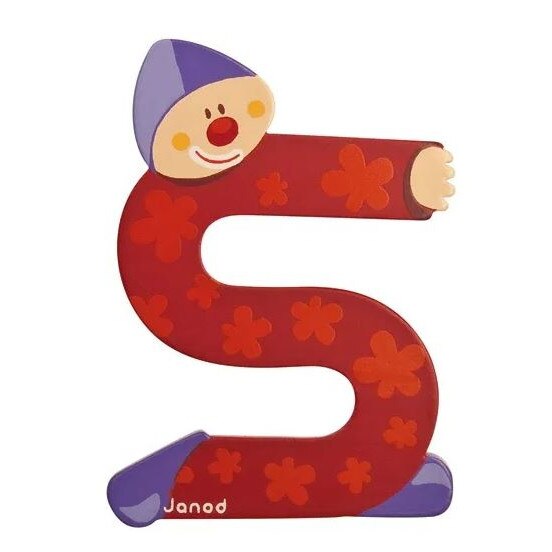Jucarie educativa Janod Clown litera S