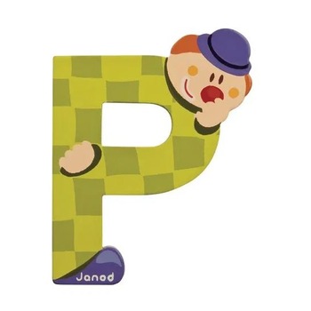 Jucarie educativa Janod Clown litera P Jucarie educativa Janod Clown litera P