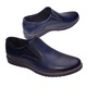 Pantofi barbati fara siret din piele naturala Tudor, bleumarin, 43
