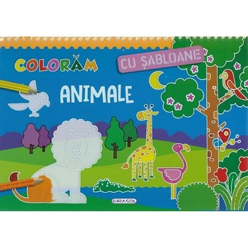 Coloram cu sabloane Animale Coloram cu sabloane Animale