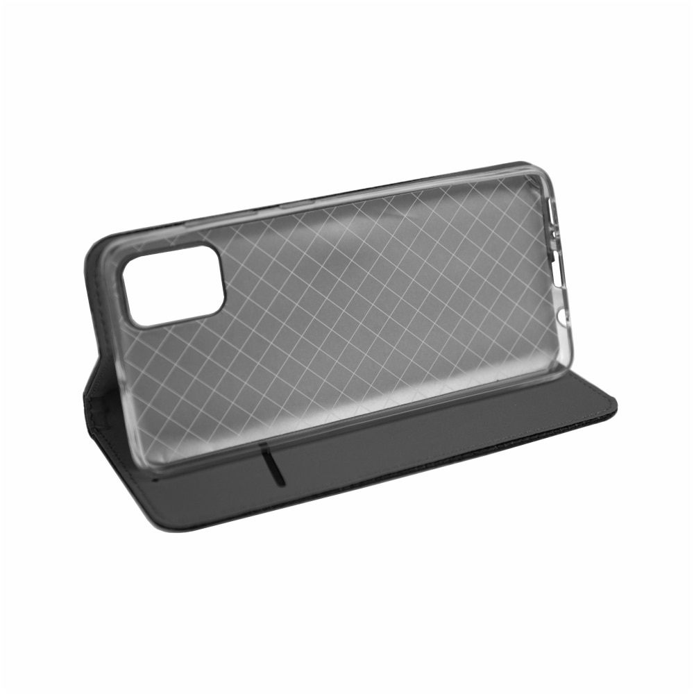 Husa Carte Smart cu Inchidere Magnetica pentru Samsung Galaxy A52 4G / A52 5G / A52s 5G, Negru