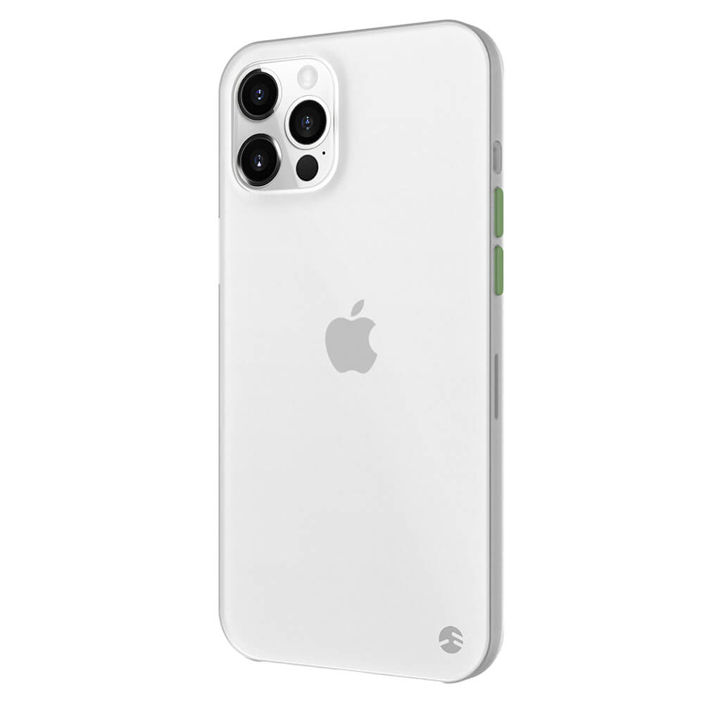Carcasa subtire din polipropilena 0,35 mm. pentru iPhone 12, iPhone 12 Pro, SwitchEasy 0.35 UltraSlim Case (alb-transparent)