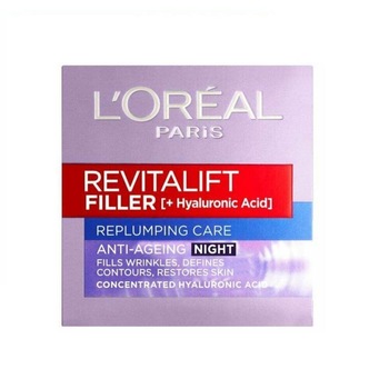 Crema Antirid de Noapte L'Oreal Paris Revitalift Filler, 50 ml Crema Antirid de Noapte L'Oreal Paris Revitalift Filler, 50 ml