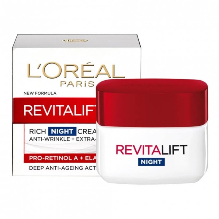 Crema Antirid de Noapte L'Oreal Paris Revitalift, 50 ml