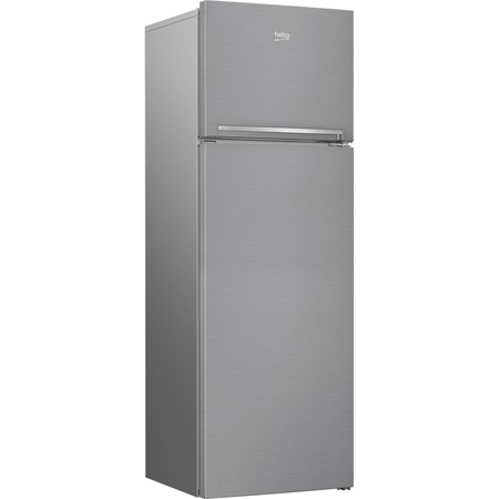 Frigider cu doua usi Beko RDSA310M30XBN, 306 l, Clasa A+, Cooling Fan, Safety Glass, H 175 cm, Argintiu